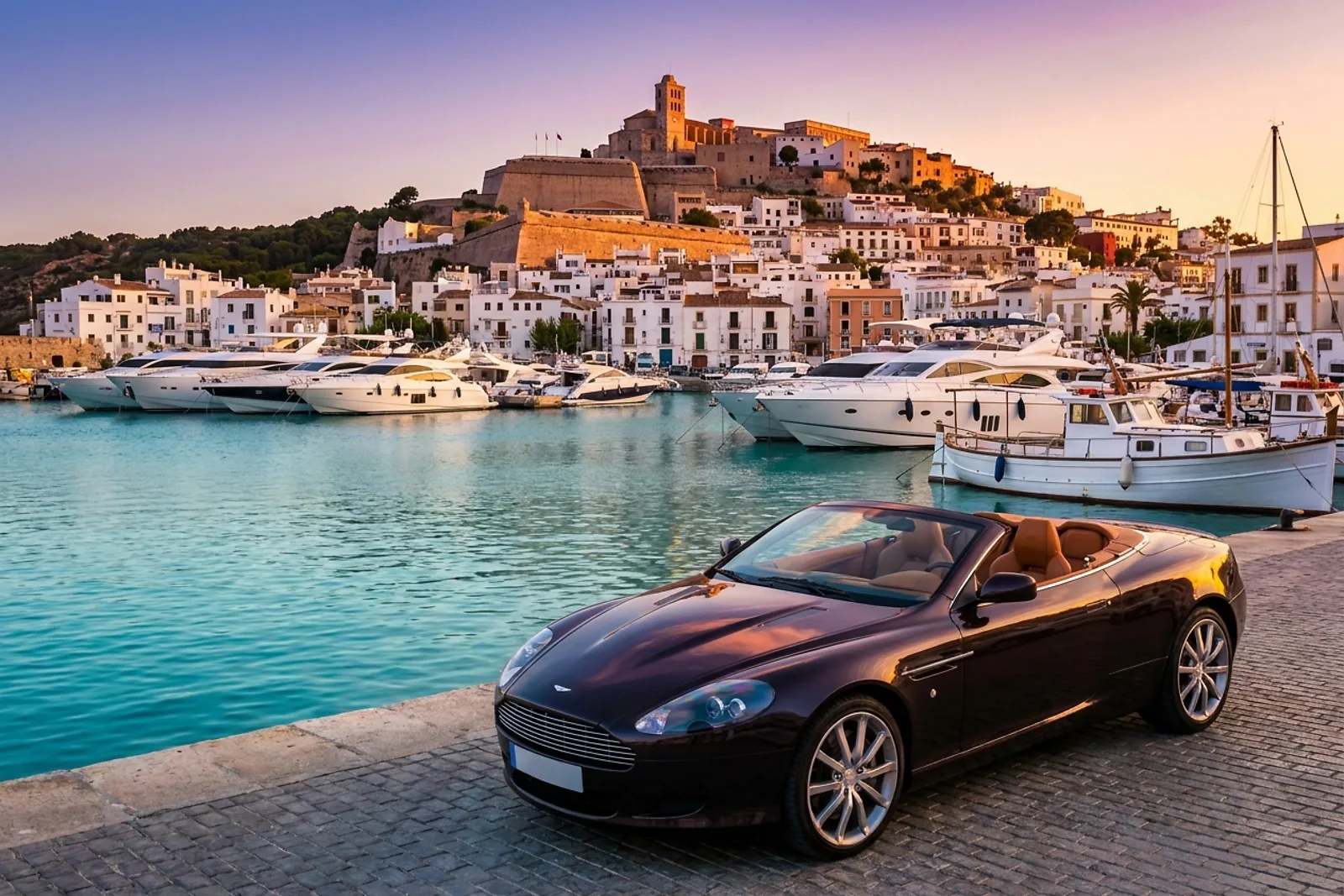 Luxury car rental in Ibiza, Spain